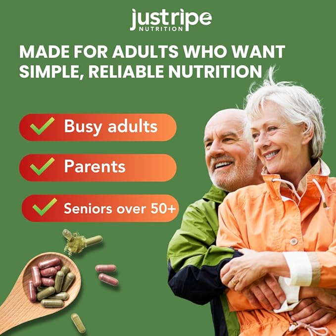 Fruits and Veggies Supplement - 90 Fruit and 90 Vegetable Capsules - 100% Whole Natural Superfood - Filled with Super Greens Vitamins and Minerals - Supports Balance Energy Levels (1 Pack)