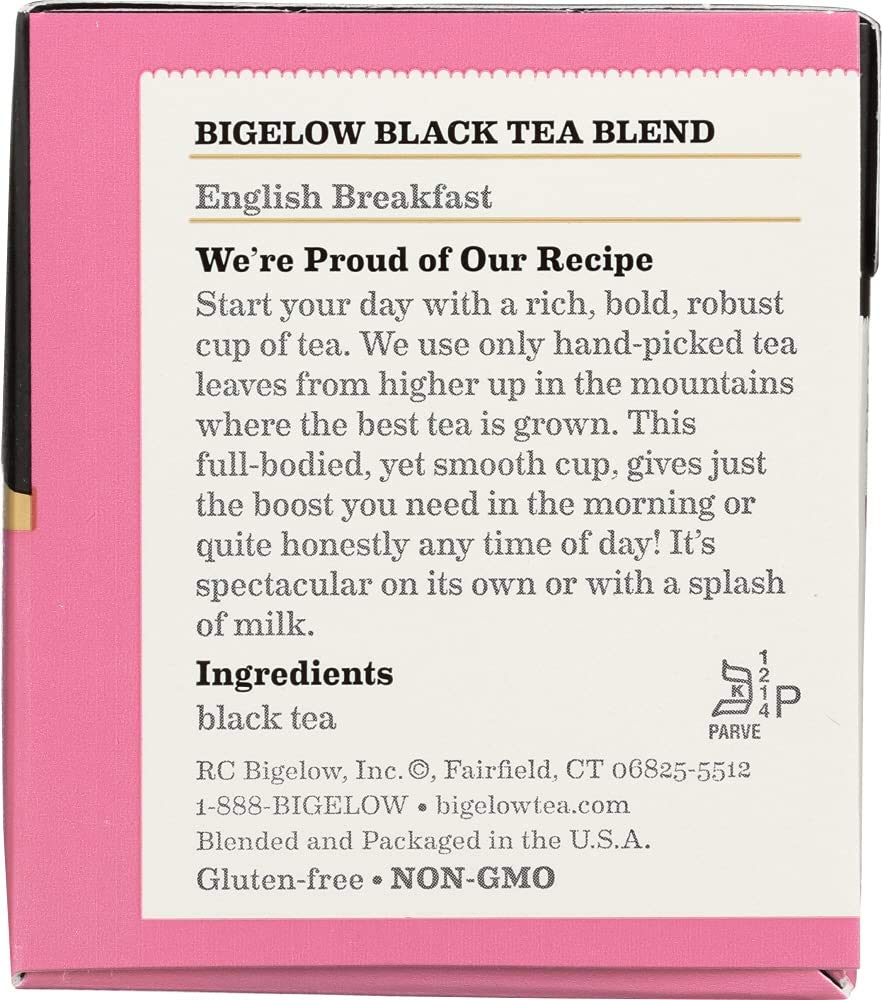 Bigelow Tea, 20 Bags - English Breakfast (3 Pack)