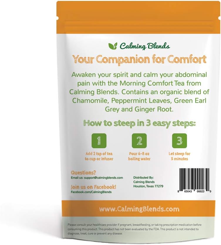 CALMING BLENDS Tea Bundle Pack | Diverticulitis, Morning Comfort Tea, Probiotic Infuser | Supports Complete Digestive Health