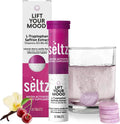 Seltz® Water-Activated Vitamins - Lift Your Mood with L-Tryptophan, Saffron Extract and Vitamins B3 B6 B12 – Natural Cherry Vanilla Flavor Dietary Supplement- 1 Pack x 20 Effervescent Tablets