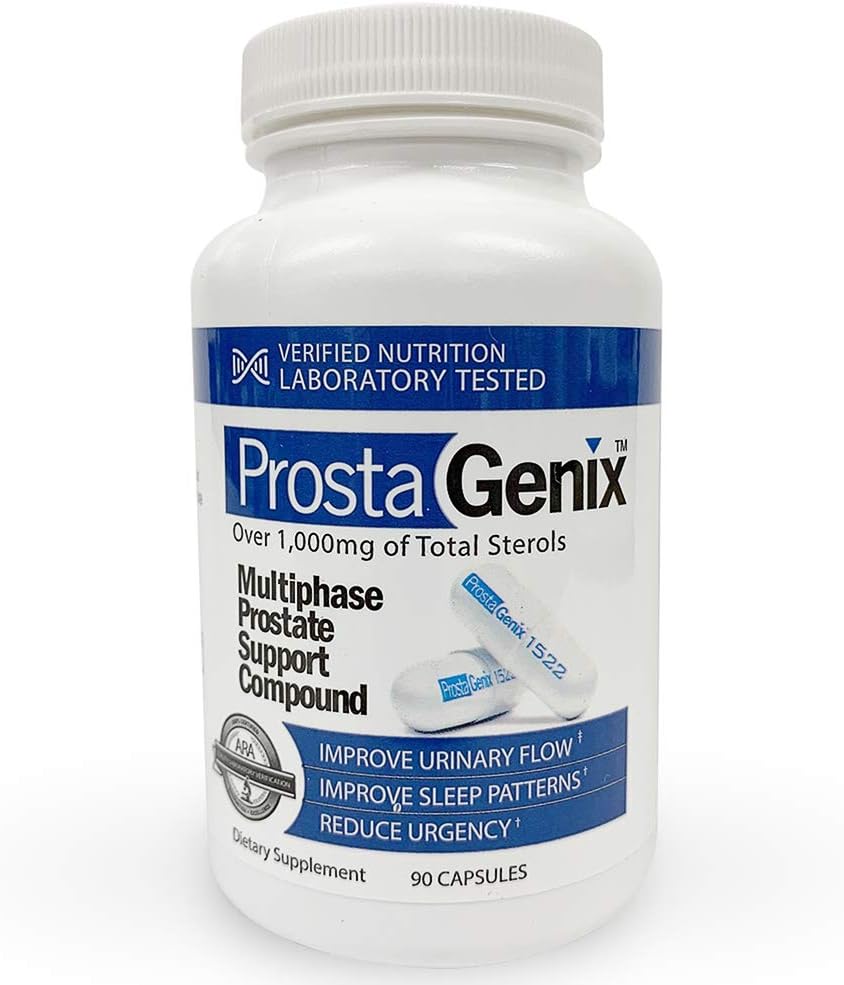 Multiphase Prostate Supplement Capsule -3 Bottles- Featured on Larry King Investigative TV Show - Over 1 Million Sold - End Nighttime Bathroom Trips, Urgency, Frequent Urination.