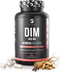 DIM Supplement 400 mg with Myo & D-Chiro Inositol, Dong Quai – Hormone Balance for Women – PCOS Supplements & Fertility Supplements – Inositol Supplement for Women - 120 Caps - 60 Day Supply