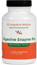 Digestive Enzyme Pro by Dr. Rajsree | Full Spectrum Enzyme with Betaine, Pepsin, Ox Bile, Pancreatin | Helps Reduce Gas, Bloating, Indigestion | Ginger and Artichoke Leaf Extract | 90 Capsules