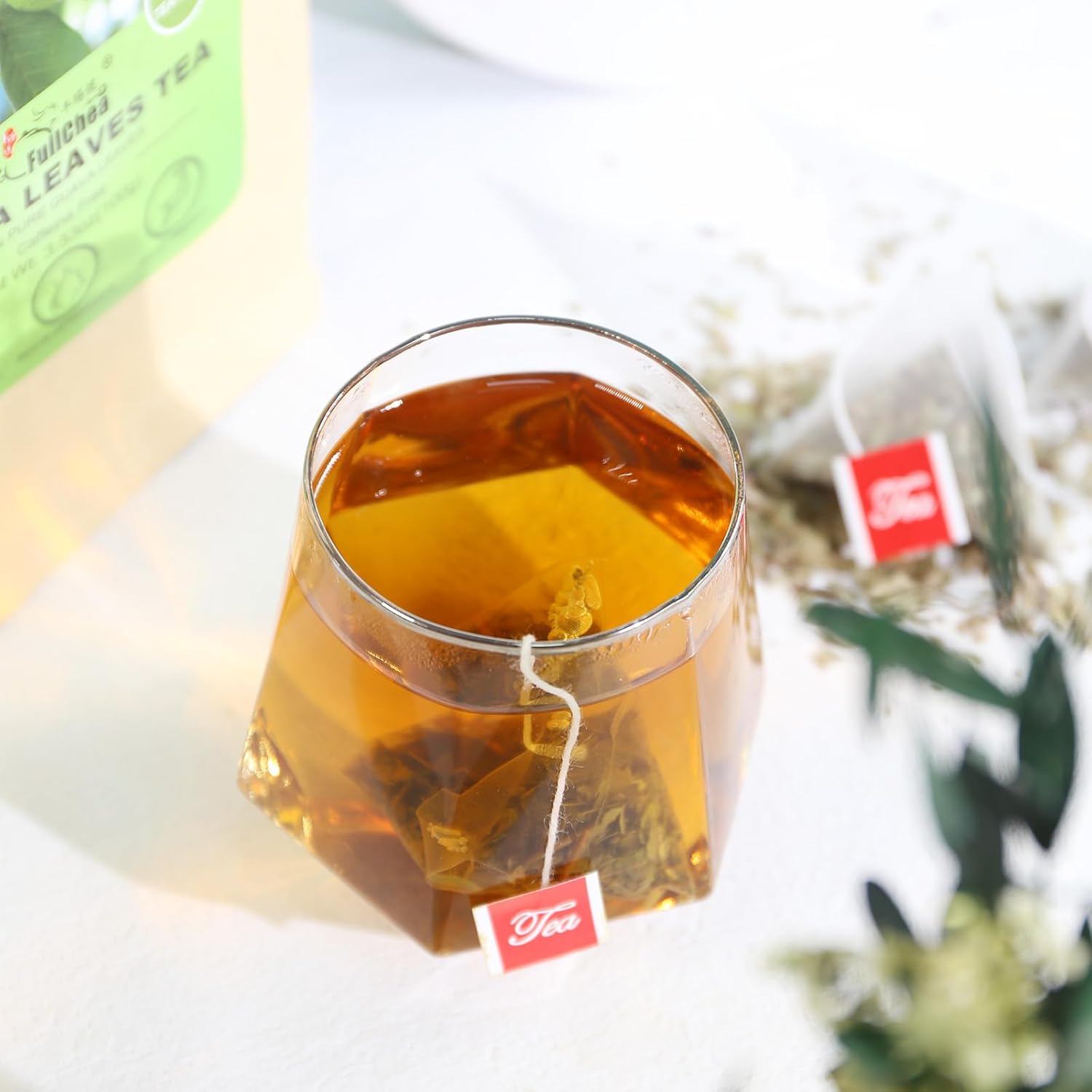 FullChea - Guava Leaves Tea Bags, 50 Teabags - Hojas De Guayaba, Premium Guava Leaf Tea - Non-GMO - Caffeine-free - Boost Immunity & Rich in Antioxidants