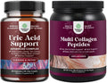 Bundle of Green Coffee Bean Extract for Uric Acid Cleanse & Detox and Multi Collagen Protein Powder for Women and Men