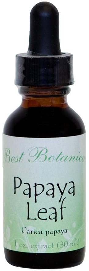 Best Botanicals Papaya Leaf Extract 1 oz.