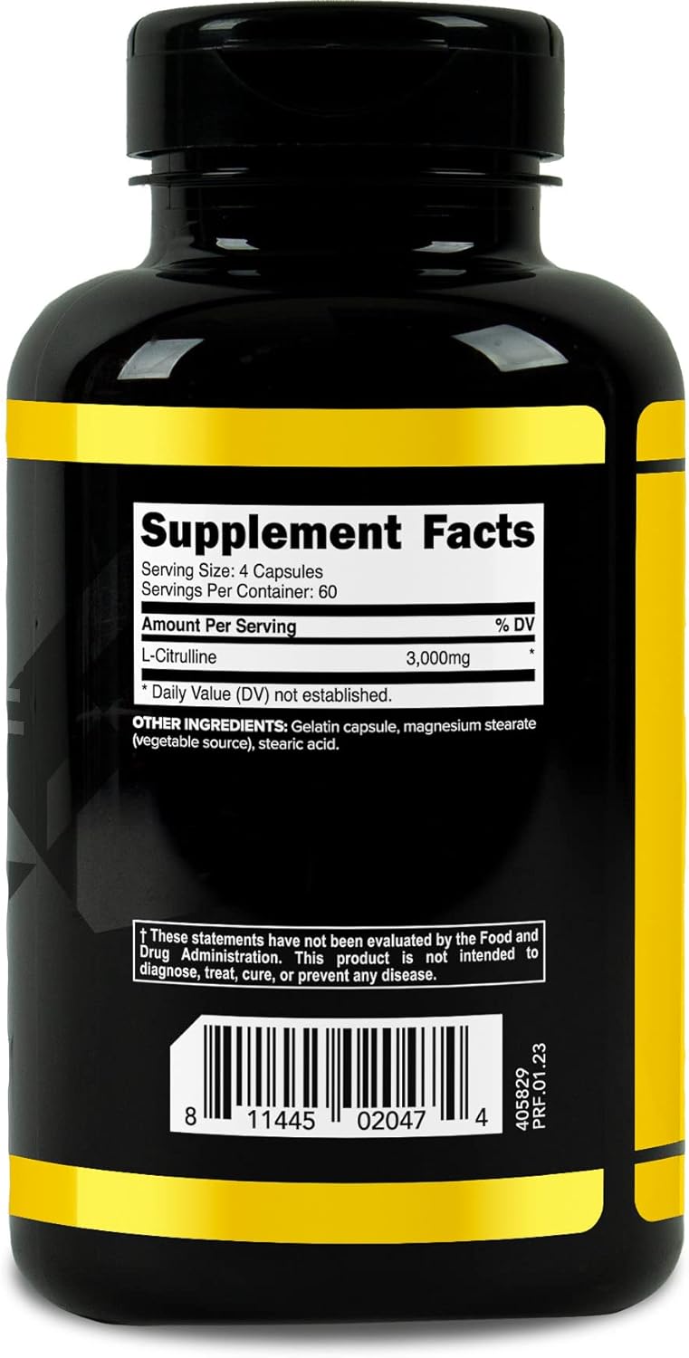 Primaforce L-Citrulline 3000mg, 240 Capsules, 60 Servings