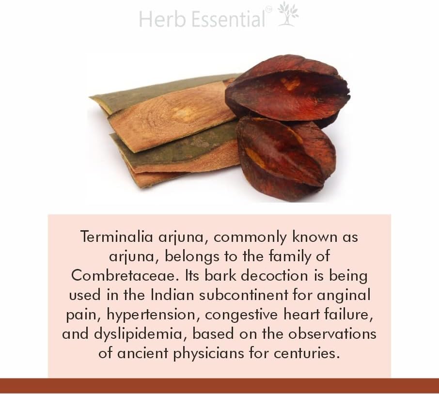 14.10 Ounce Arjuna Powder, Terminalia Arjuna Bark Supplement, Polvo de corteza de Arjuna, No Preservatives, Vegan and GMP Certified- 14.10 Ounce (400g Pack of 1)