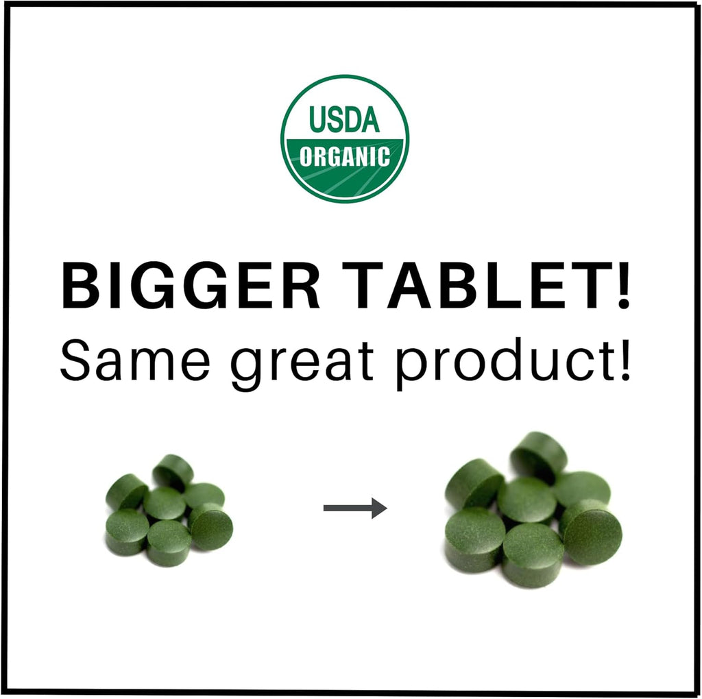 Organic Spirulina Chlorella Tablets - 50 Servings - 2-in-1 Superfood Algae Supplement for Natural Immune Support, Detox and Energy Boost. Broken Cell Wall. Organic Chlorophyll. Espirulina