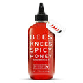 Bees Knees Spicy Hot Honey – Raw Habanero Infused Honey, Sweet & Spicy Drizzle for Pizza, Fried Chicken & Biscuits | Unfiltered, Gluten-Free, Made in USA, 12.5 oz