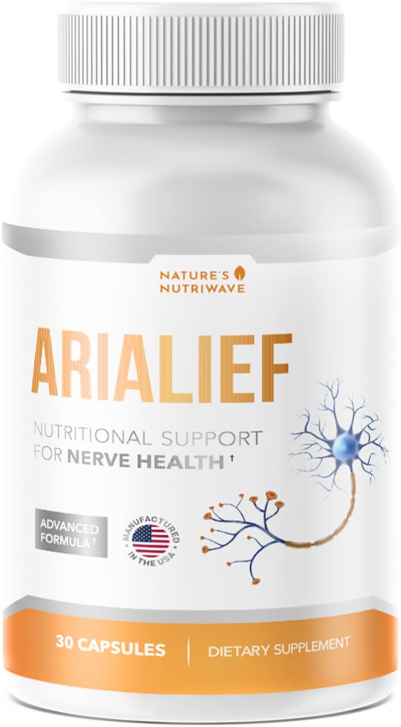 Arialief – Natural Supplement for Overall Wellness and Comfort – Made in USA, Non-GMO, Easy to Take, 30 Capsules, 1 Month Supply