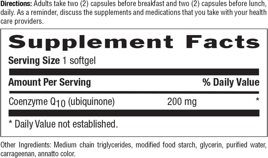 Country Life Simply CoQ10 200mg – Supports Heart Function & Cellular Energy, Vegan Softgels, Certified Gluten-Free, Non-GMO, 60 ct – Cardiovascular Health Supplement