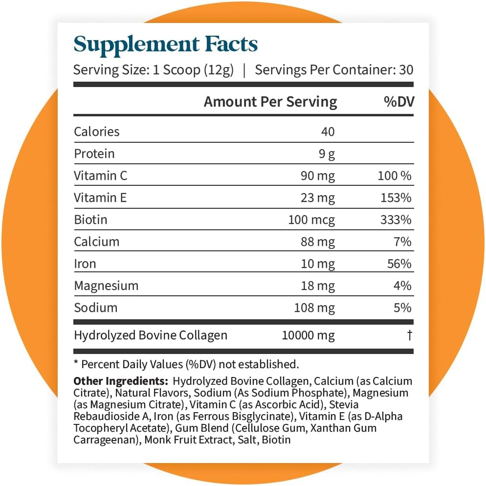 Pattern Wellness Collagen Peptides Powder (Type I & III) - Hair, Nails, Skin and Joint Health - Grass Fed & Pasture Raised - Hydrolyzed Collagen, Non-GMO, Dairy Free, & Keto - Caramel (13 Oz)