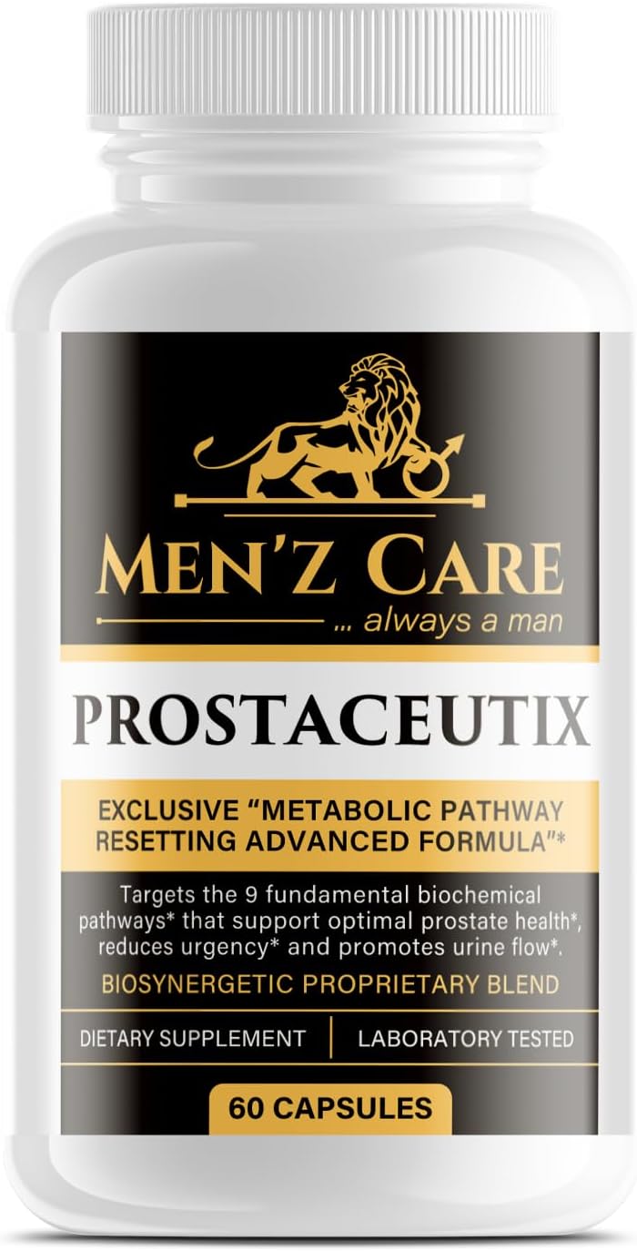 New Generation Supplement for an Enlarged Prostate – Targets The 9 Fundamentals Metabolic Pathways - Reduce Urgency, Promote Urine Flow – All Organic & Natural. 60 Cap.(1 mo. Supply for a Free Life)