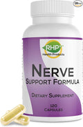 Nerve Support Formula. Nutritional Support of Neuropathy, Nerve Relief from Aches, Nerve Pain & Discomfort. B-Complex with Benfotiamine and Methyl B12. 120 Capsules