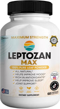Leptozan Max, 800mg Horseradish Tree Moringa Supplement, 60 Veggie Capsules, 30 Day Supply (1)