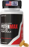 Male Supplements for Men, Male Support Formula for Performance, Stamina and Endurance with Oyster Extract, Tongkat Ali, Tribulus, Maca, L-Arginine, 1-Month Supply 60 Tablets