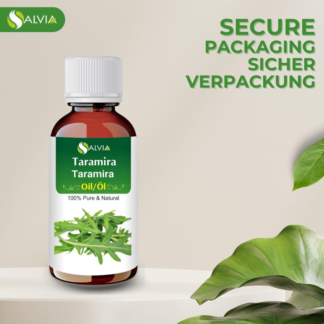 Savia Taramira (Eruca Sativa) Essential Oil 100% Pure & Natural - Undiluted Uncut Oil - Use for Aromatherapy - Therapeutic Grade - 30ML