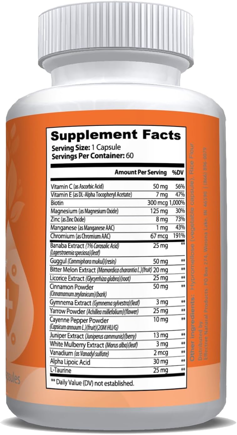 ENP Glucose Success | with Cinnamon, Gymnema Sylvestre, and Bitter Melon, 60ct