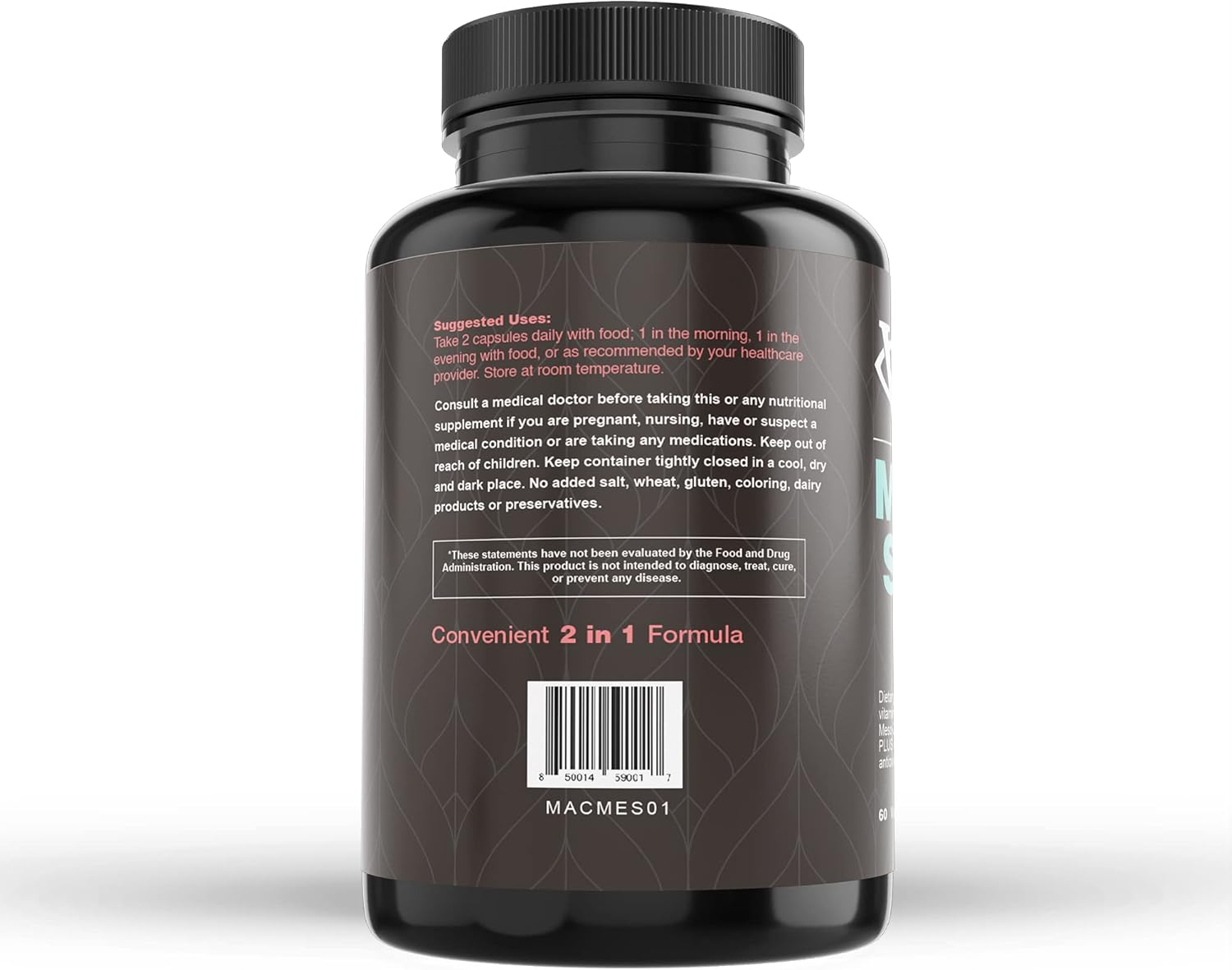 Visual Advantage® Macular Support + Meso-Z – Blue Light Eye Vitamin with Triple Antioxidants for Advanced Protection Against Digital Screens (60-Count)
