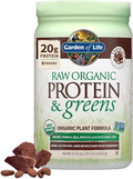 Garden of Life Raw Organic Protein & Greens, Chocolate Cacao, 1 lb 5.51 oz (610 g)