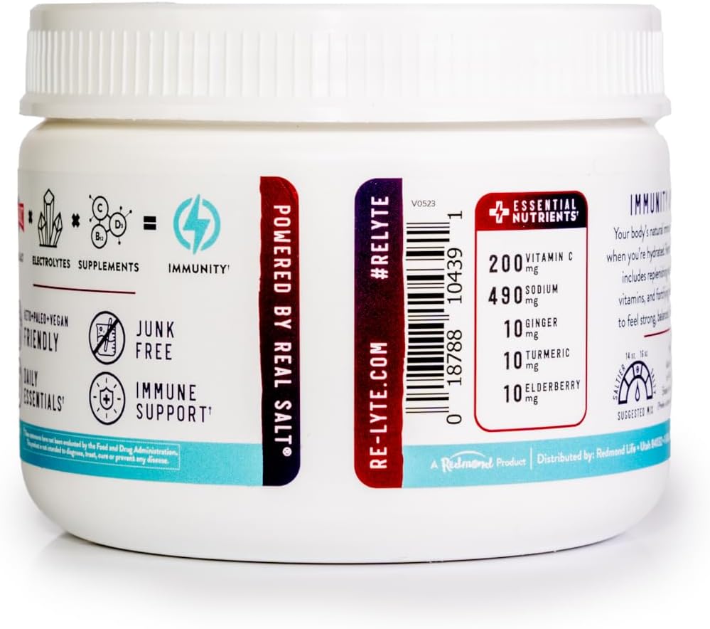 REDMOND Re-Lyte Immunity, Multivitamin Supplement Mix (BlackBerry)
