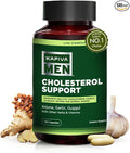 Kapiva Cholesterol Lowering & Heart Health Supplement | Plant Sterols, Niacin, Arjuna, Garlic & Guggul | Natural Herbal Vitamins for Healthy Cholesterol Support | 120 Capsules