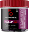 Cheribundi Tart Cherry Gummies Sleep | Performance for Maximum Recovery with 25 Tart Cherries | Powerful Antioxidant Support, Non-GMO, Gluten-Free, Vegan | 20 Calories per Serving | 60 Count