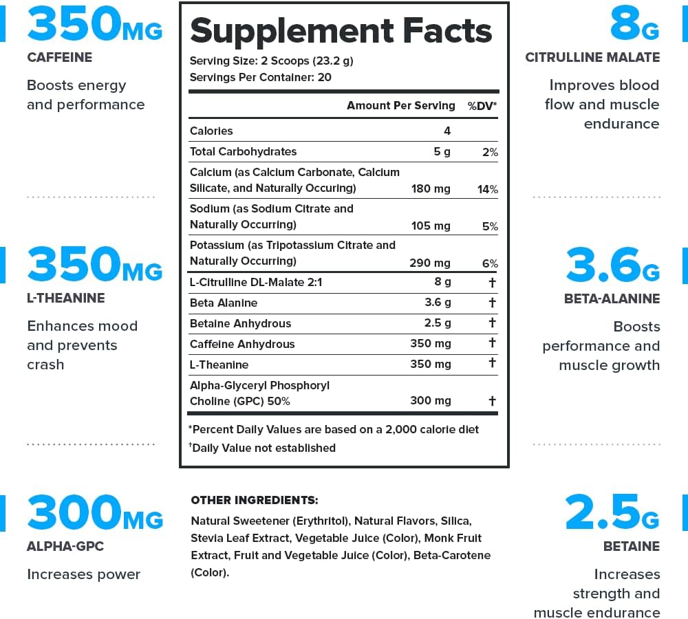 LEGION Pulse Pre Workout - All Natural Nitric Oxide Preworkout Drink to Boost Energy, Creatine Free, Naturally Sweetened, Beta Alanine, Citrulline, Alpha GPC (Pink Lemonade)