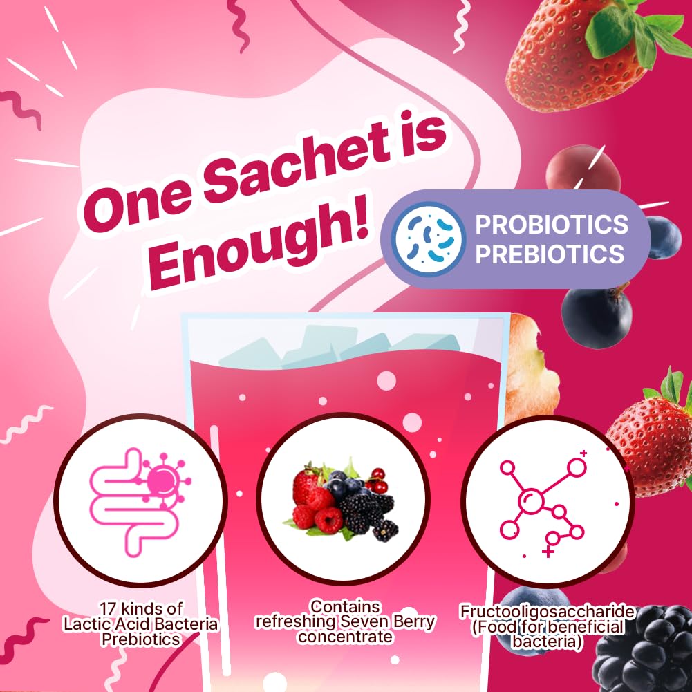 KAYFOOD-Kombucha-Sevenberry-Garden-Daily Zero Sugar, Diet, Gut Healthy Sparkling Beverage, Fermented Korean Drinks for Iced Tea Hot Tea, Workout T (10)