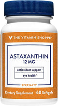 The Vitamin Shoppe Astaxanthin (Solasta) That Supports Brain & Heart Health and Skin for Healthy Aging (60 Softgels)