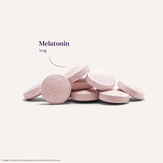 Natrol Fast Dissolve Melatonin 1 mg, Sleep Support for Adults