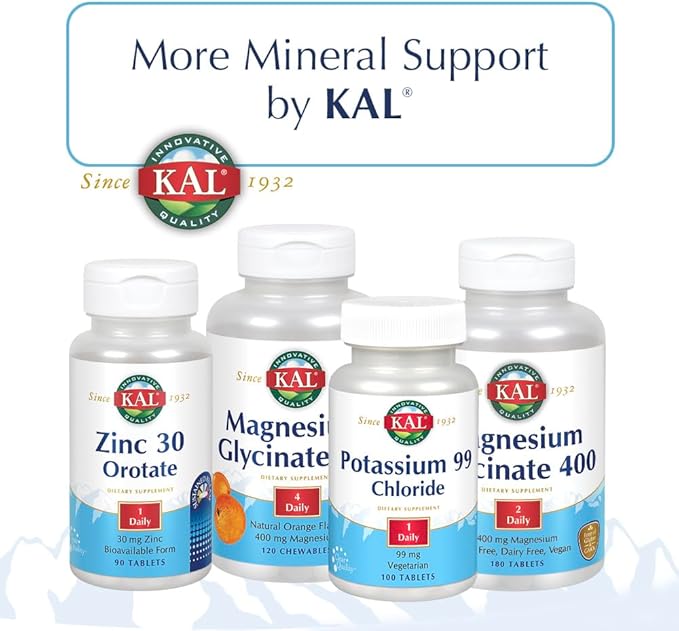 KAL Calcium Plus Softgels - 1000mg per Serving, Calcium, Magnesium, Zinc, & D3 Supplement, for Men and Women - 200 Count Softgels