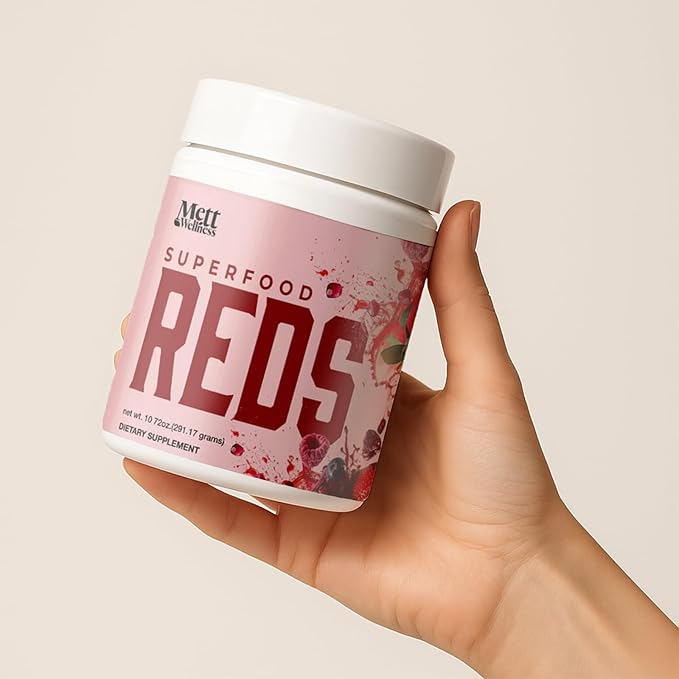 Superfood Reds | 10.72 oz Supplement Drink | with Vitamins A, C & E | Helps Maintain Nitric Oxide Levels | Supports Digestive Balance & Daily Vitality