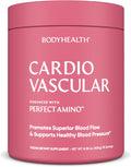 BodyHealth Cardio Vascular with PerfectAmino, Blood Flow and Heart Health Supplement Support with CoQ10, Nicotinamide Riboside, Resveratrol and D-Ribose, Chocolate Flavor, 30 Servings