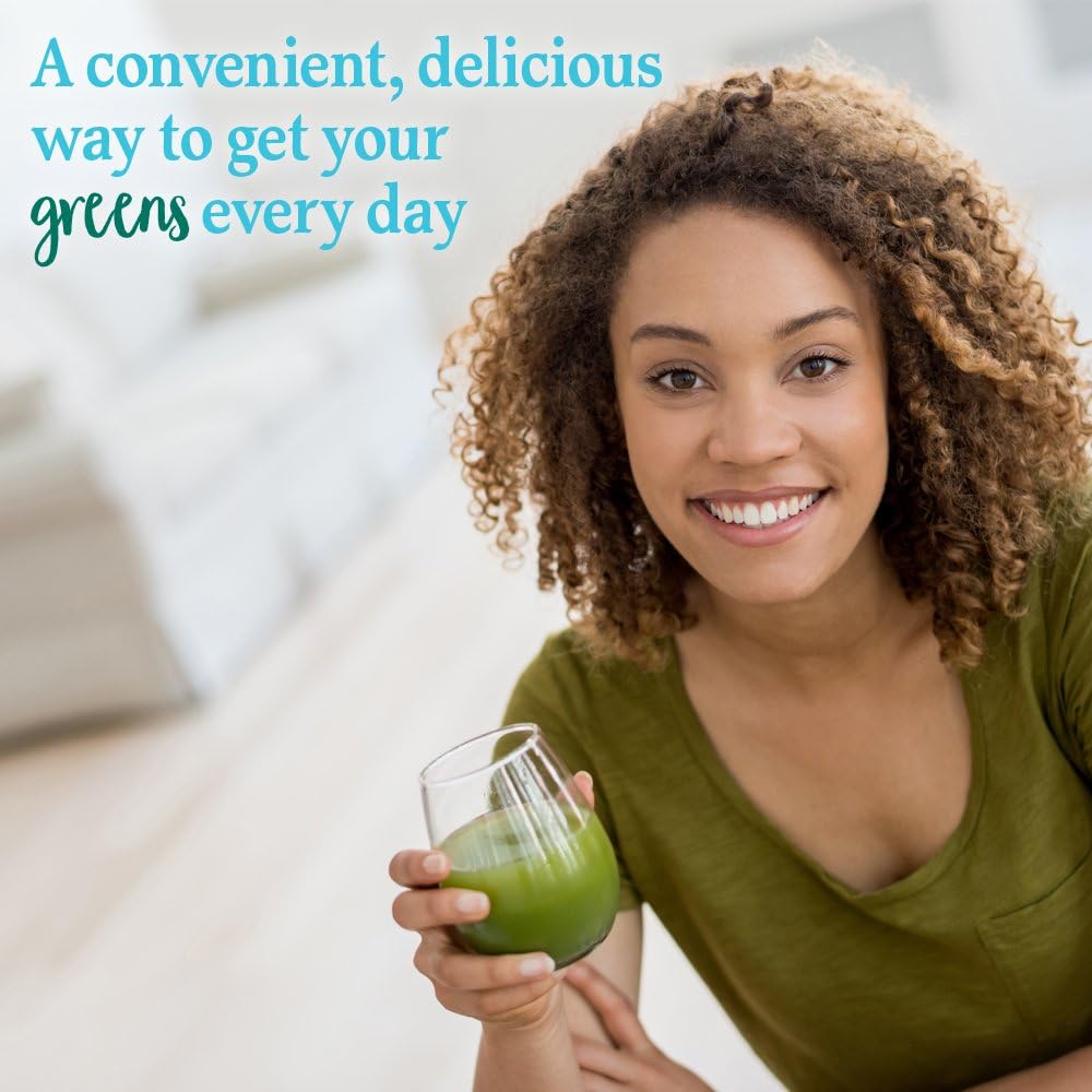 Garden of Life Perfect Food Super Green Formula - 30 Servings, 45 Superfoods, Greens, Fruit and Veggie Juice Superfood Powder Supplement, Probiotics, Organic Spirulina for Digestion and Immune Health