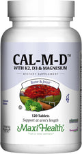 4-in-1 Calcium 1000mg with Vitamin D3 - Calcium Supplement for Women and Men with Vitamin K2 D3 1000 IU - Extra Strength Calcium Citrate for Bone and Heart Support (120ct)