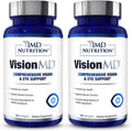 1MD Nutrition VisionMD Eye Vitamin CARMIS - with Lutein & Zeaxanthin | Supports Vision Health, Everyday Eye Strain, & Occasional Dry Eye | 60 Softgels (2-Pack)