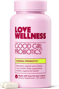 Love Wellness Good Girl Probiotics | Women's Vaginal Health Supplement | Vaginal Probiotics for Women pH Balance & Urinary Tract Health | Support Vaginal Odor & Flora | Old Formula | 30 Day Supply