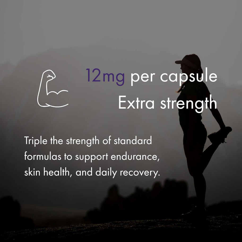 NAOMI Extra Strength Patented Astaxanthin 12mg Supplement from Alaskan Algae - Natural Support for Skin & Eye Health, Joint Support - Non-GMO, Gluten Free, 30 Softgels - 1 Month Supply