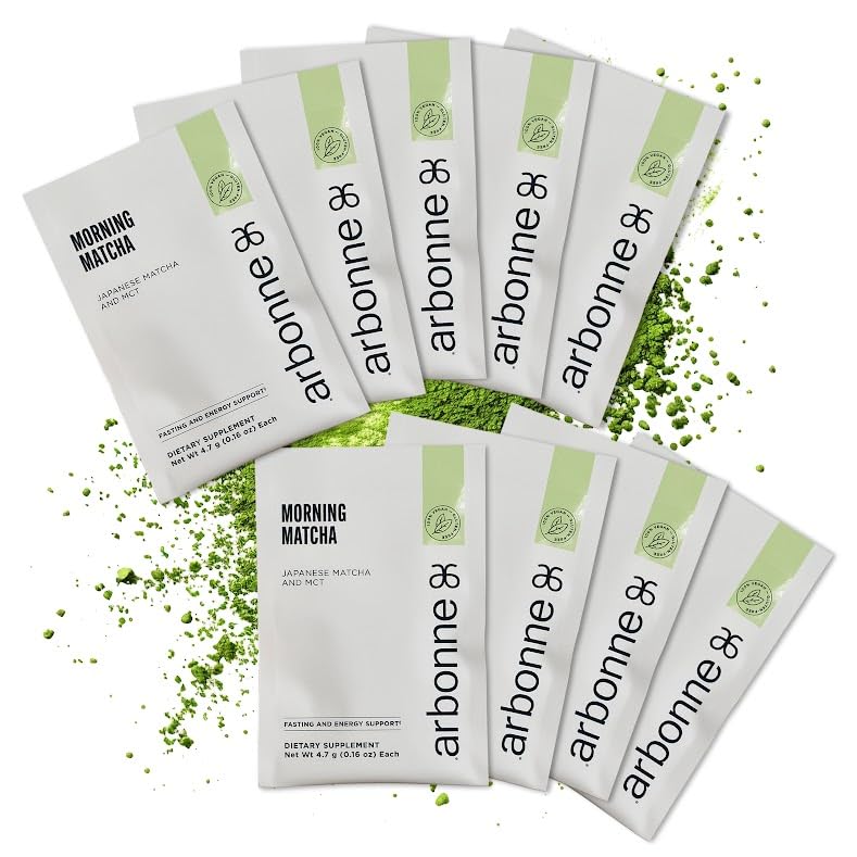 Arbonne Morning Matcha Green Tea Powder – Organic Japanese Matcha Powder with MCT Oil for Sustained Energy, Focus & Antioxidant Support – Vegan, Gluten-Free, Non-GMO – 30 Servings