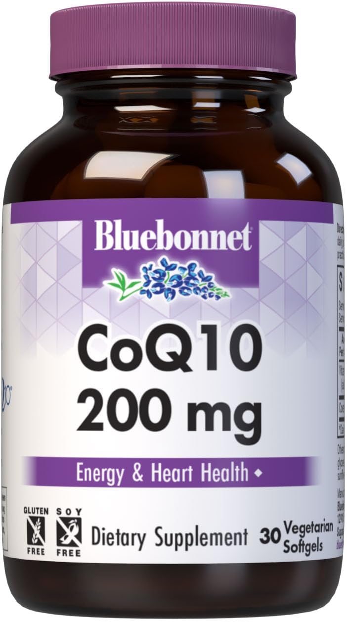 BlueBonnet CoQ-10 Vegetarian Softgels, 200 mg, 30 Count