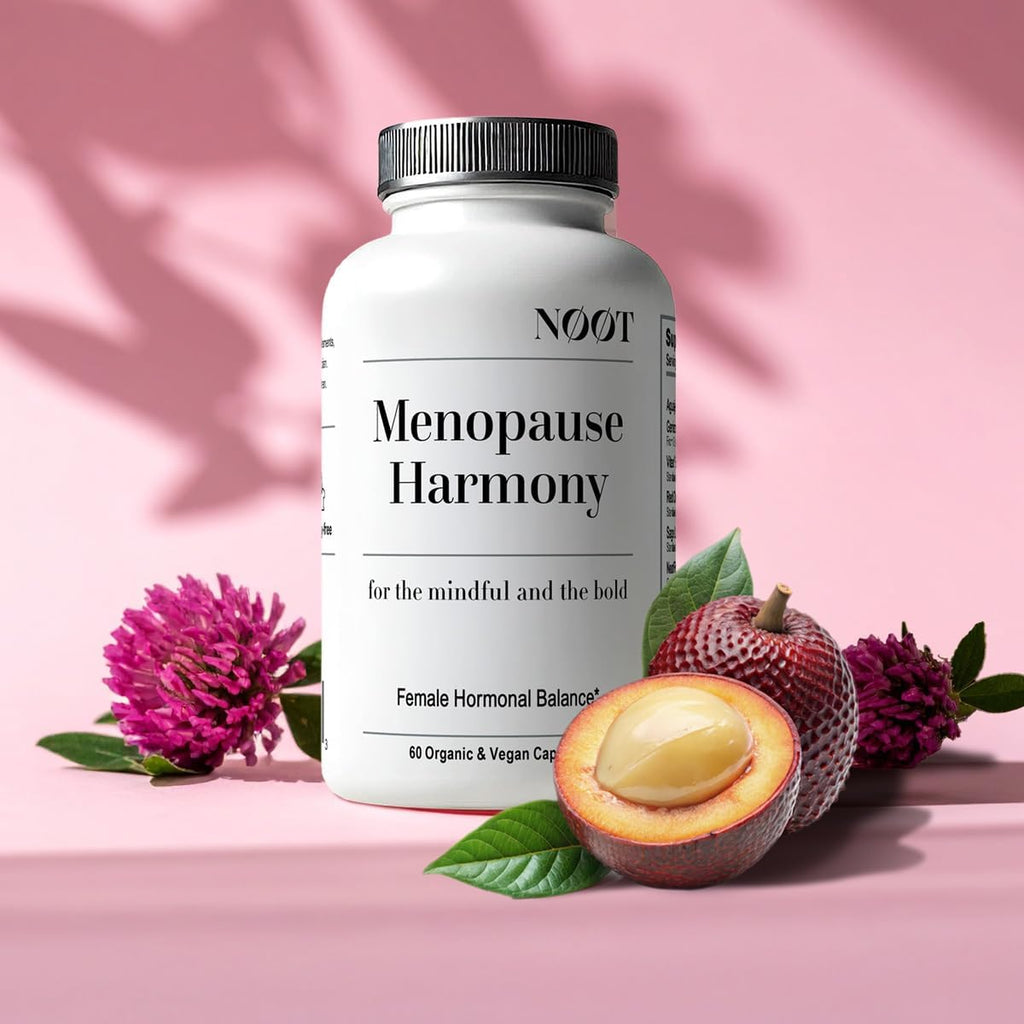Menopause Harmony - Menopause Supplements for Women, Night Sweats & Hot Flash Relief, Hormone Balance for Women, Biohacking & Nootropics 60 Capsules, 1 Month Supply