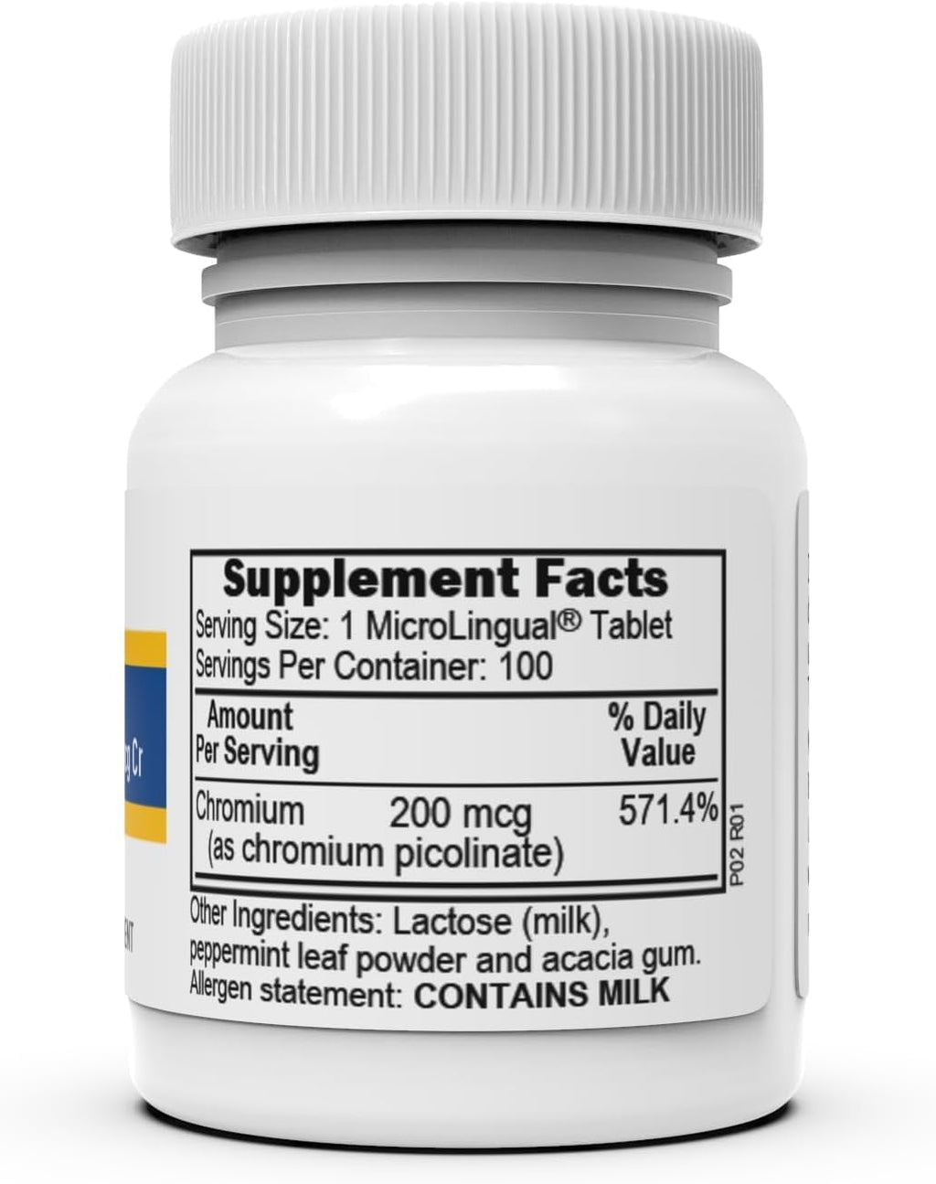 Superior Source Chromium Picolinate - Supplement Formula Supports Healthy Sugar Metabolism - 500 mcg, 50 Instant Dissolve Tablets