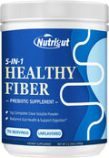 Fiber Supplement - Prebiotic Fiber Supplement Powder, 5g Soluble Fiber Powder with Acacia & Inulin for Daily Digestive Health & Regularity, Gluten & Sugar Free, Vegan, Unflavored - 70 Servings