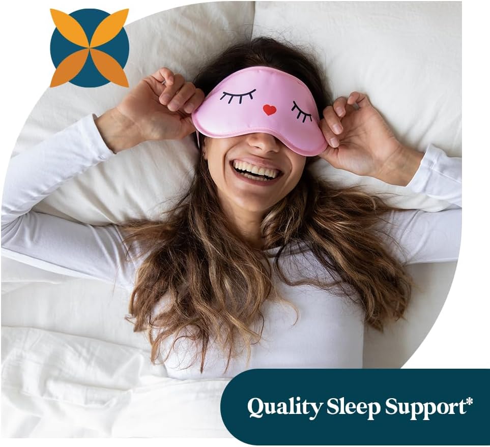 Pattern Wellness Sleep Complex Supplement - Deep, Slow-Wave Sleep - Mood & Stress Support - Natural Sleep Aid - 30 Vegetarian Capsules