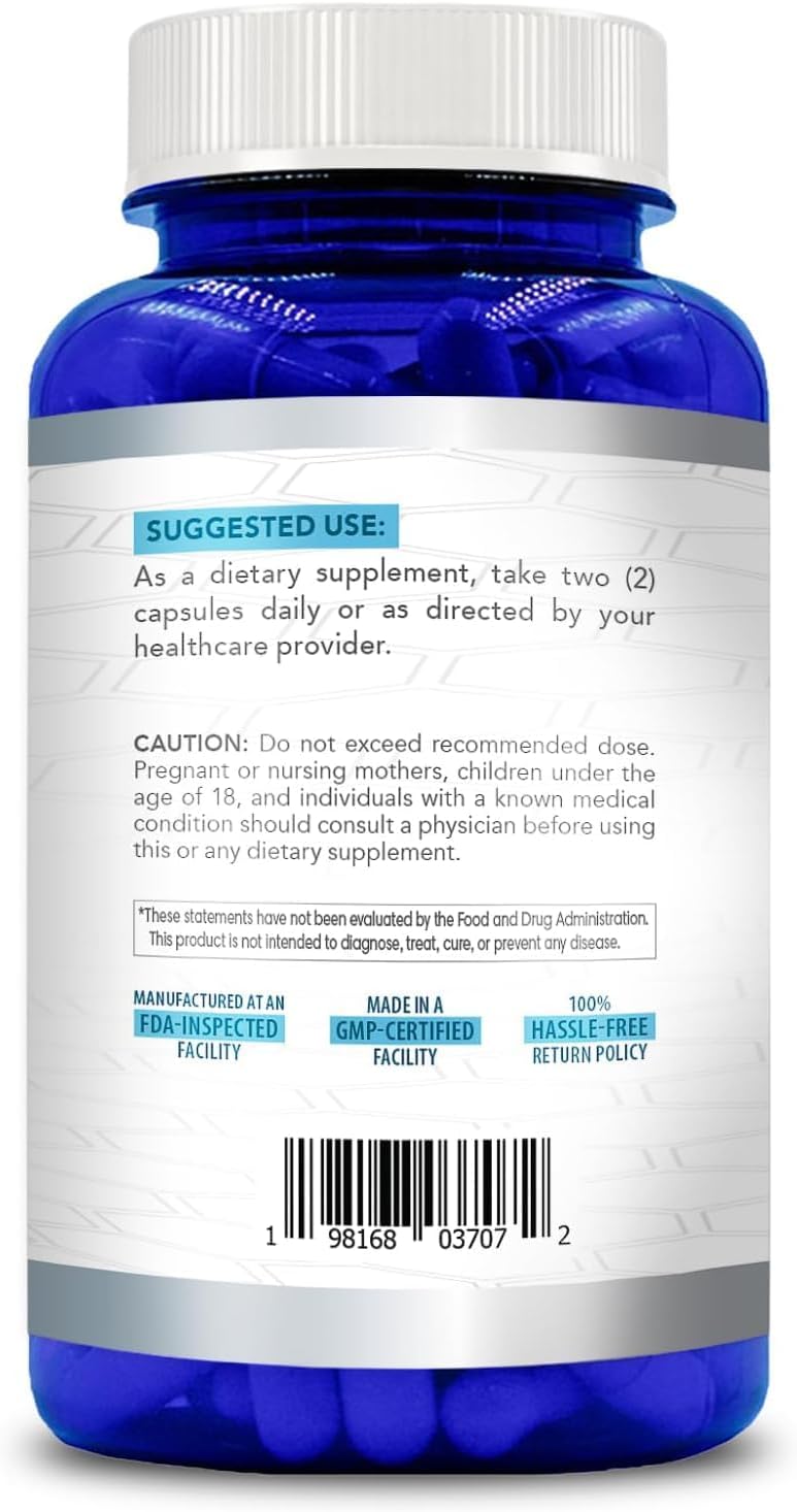 Extra Strength Shilajit Capsules | Taste Free Shilajit for Men & Women 10000mg Equivalent with Naturally Occurring Trace Minerals and Fulvic Acid | Vegan Non-GMO & Made in cGMP Labs (150 Servings)
