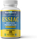 Natural Essiac Tea 8 Herb Capsules, 1066.5 mg per Serving - 120 Capsules, with Sheep Sorel Roots, More Potent 8-herb Essiac Tea Formula by Nurse Rene Caisse & Dr. Charles Brusch in The 1950s