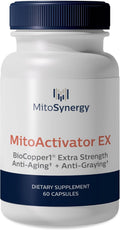 MitoActivator EX - BioCopper1 (Cunermuspir) 0.5mg Extra Strength Bioavailable Copper - Mitochondrial NAD+ ATP Booster, Anti-Aging, Anti-Graying, Lyme Recovery
