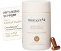 Revitalize Skin Supplement for Wrinkles Fine Lines Hydration Anti Aging Longevity - Nail Skin Hair Vitamins - Phytoceramides Lycopene Hyaluronic Acid Pills - Gluten Free Non GMO Vegan - 60 Capsules